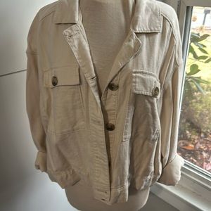 Cute beish jacket. Used size L